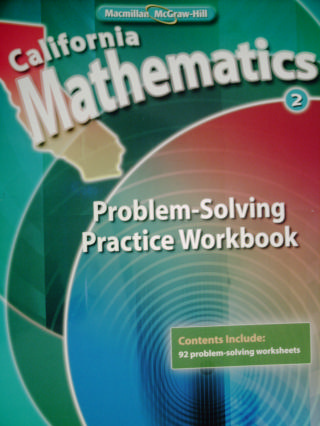 (image for) California Mathematics 2 Problem-Solving Practice Workbook (P)