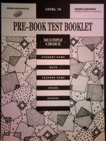 (image for) Spotlight on Literacy 4 Pre-Book Test Booklet (P)