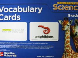 (image for) California Science 2 Vocabulary Cards (CA)(Pk)