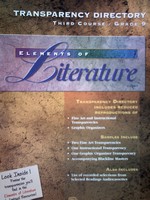 (image for) Elements of Literature 3rd Course Transparency Directory (P)