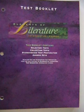 (image for) Elements of Literature Intro Course Test Booklet (P)