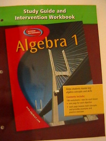 Algebra 1 Study Guide & Intervention Workbook (P)