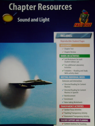 (image for) Glencoe Physical Science Chapter Resources Sound & Light (P)