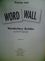 (image for) Word Wall Vocabulary Builder 6 Activity Book (P)
