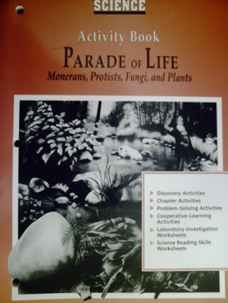(image for) Parade of Life Monerans Protists Fungi & Plants Activity Book (P