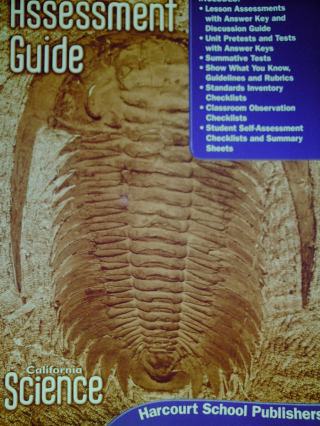 (image for) California Science 6 Assessment Guide (CA)(P)