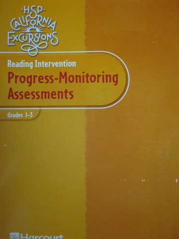 (image for) California Excursions Grades 1-3 Progress-Monitoring (CA)(P)