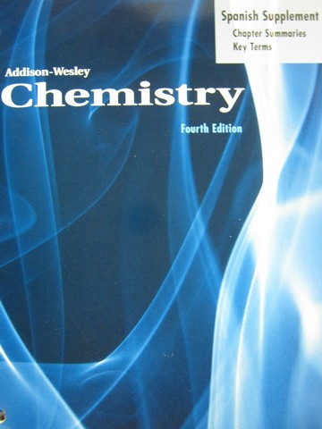 (image for) Chemistry 4th Edition Spanish Supplement (P)