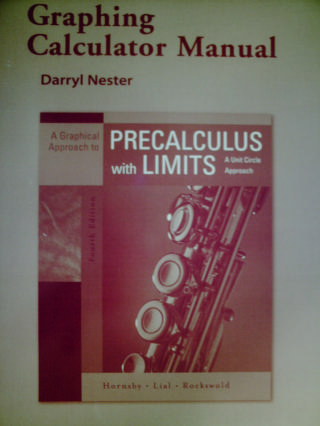(image for) Precalculus with Limits 4e Graphing Calculator Manual (P)