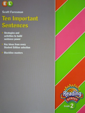 (image for) Reading Street 2 EL Ten Important Sentences (P) - Click Image to Close