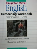 (image for) English 5 Reteaching Workbook TE (TE)(P)