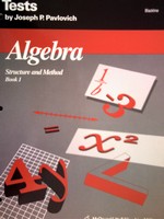 (image for) Algebra Structure & Method Book 1 Tests Blackline (P)