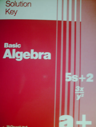 (image for) Basic Algebra Solution Key (P) by Brown, Smith, & Dolciani