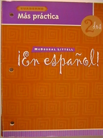 (image for) En espanol! 2dos Cuaderno Mas practica (P)