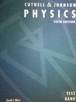 (image for) Physics 5th Edition Test Bank (P) by David T Marx