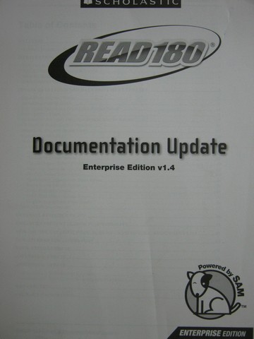 (image for) Read 180 Enterprise Edition Documentation Update V. 1.4 (P)