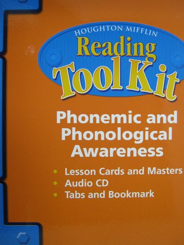 (image for) HM Reading Tool Kit Phonemic & Phonological Awareness (Binder)