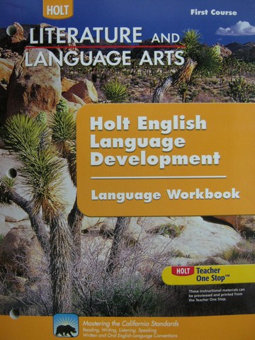 (image for) ELD Language Workbook 1st Course (CA)(P)