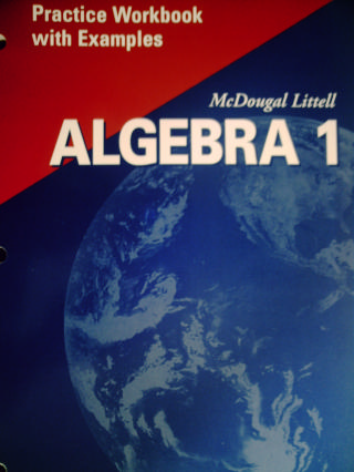 (image for) Algebra 1 Practice Workbook with Examples (P)