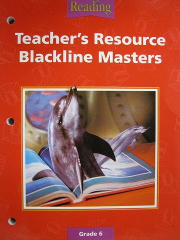 (image for) Reading 6 Teacher's Resource Blackline Masters (TE)(P)