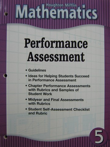 (image for) Mathematics 5 Performance Assessment (P)