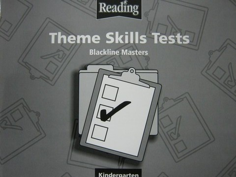 (image for) Reading K Theme Skills Tests BLM (CA)(P)