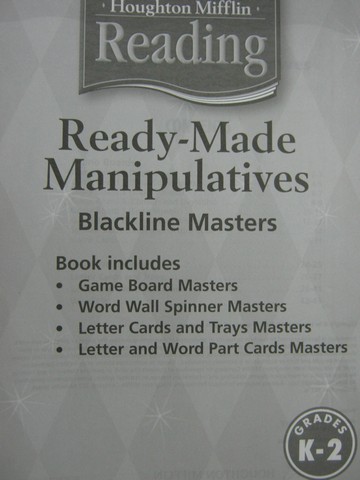 (image for) Reading Grades K-2 Ready-Made Manipulatives BLM (P)