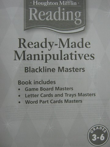 (image for) Reading Grades 3-6 Ready-Made Manipulatives BLM (P)