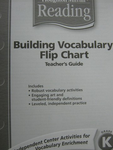 (image for) Reading K Building Vocabulary Flip Chart TG (TE)(P)