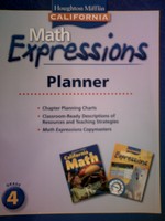 (image for) California Math Expressions 4 Planner (CA)(P) by Larson & Fuson
