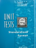 (image for) Heath Middle Level Literature Blue Unit Tests Standardized (P)