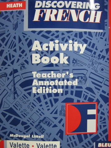 (image for) Discovering French Bleu Activity Book TAE (TE)(P) by Valette,
