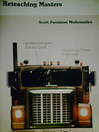 (image for) Scott Foresman Mathematics 8 Reteaching Masters (P)