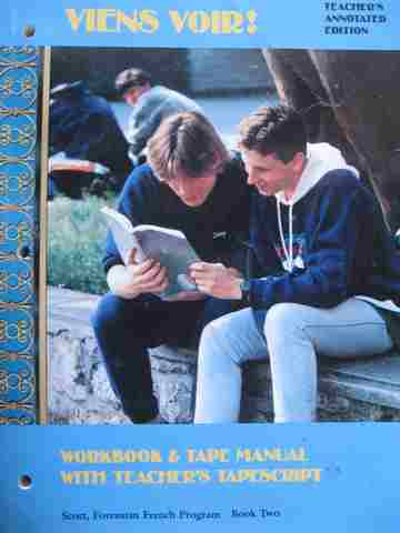 (image for) Viens voir! 2 Workbook & Tape Manual TAE (TE)(P) by Valdman,
