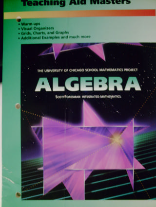 (image for) UCSMP Algebra Teaching Aid Masters (P)