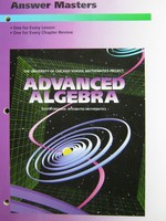 (image for) UCSMP Advanced Algebra Answer Masters (P)