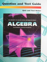 (image for) UCSMP Algebra Question & Test Guide (P)