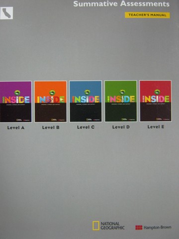 (image for) Inside Levels A-E Summative Assessments TM (CA)(TE)(P)