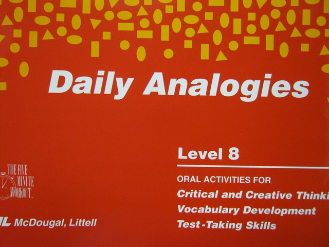 (image for) Daily Analogies 8 TM (TE)(Spiral) by Caroline W. Ruesswick