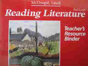 (image for) Reading Literature 7 Red Level Teacher's Resource Binder (TE)(Binder)