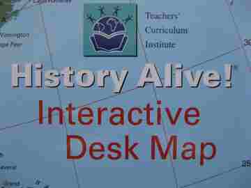 (image for) History Alive! Interactive Desk Map (Card)