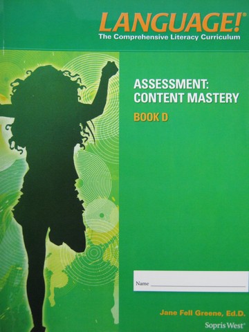 (image for) Language! 4th Edition D Content Mastery (P) by Greene