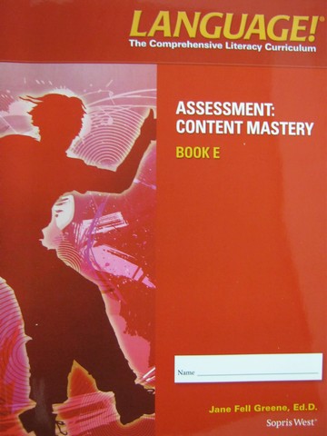 (image for) Language! 4th Edition E Content Mastery (P) by Greene - Click Image to Close