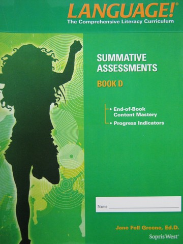 (image for) Language! 4th Edition D Summative Assessments (P) by Greene