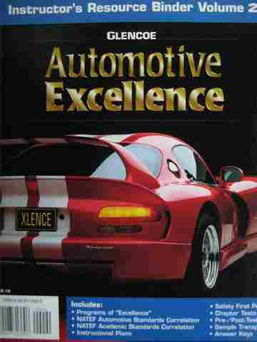 (image for) Automotive Excellence Instructor's Resource Volume 2 (TE)(Binder)