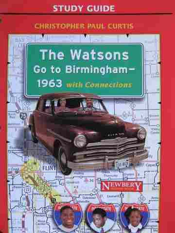 (image for) HRW Library Study Guide The Watsons Go to Birmingham - 1963 with Connections (P)