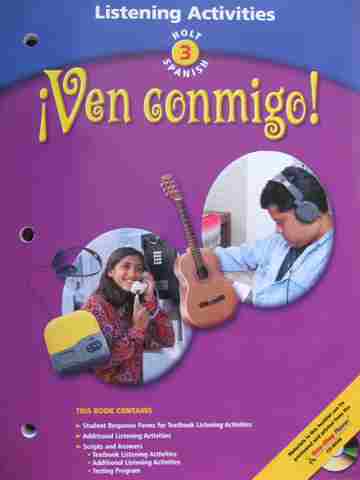 (image for) Ven conmigo! 3 Listening Activities (P)