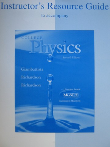 (image for) College Physics 2nd Edition Instructor's Resource Guide (TE)(P)