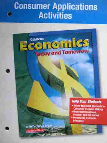 (image for) Economics Today & Tomorrow Consumer Applications Activities (P)