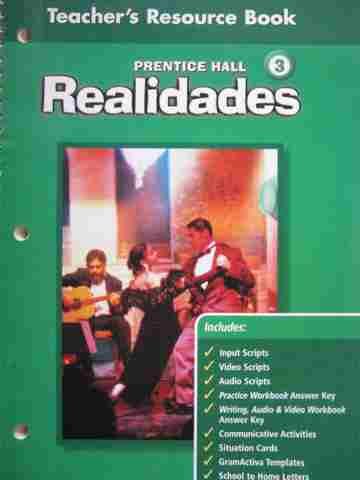 (image for) Realidades 3 Teacher's Resource Book (TE)(Spiral)